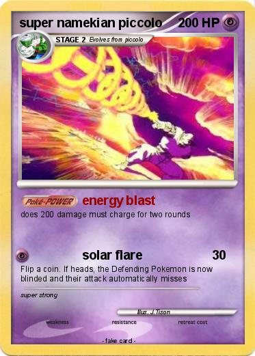 Pokemon super namekian piccolo