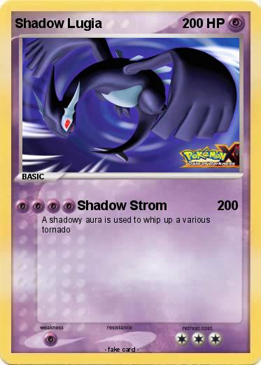 Pokemon Shadow Lugia