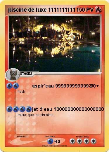Pokemon piscine de luxe 1111111111