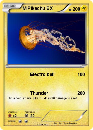 Pokemon M Pikachu EX