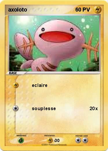 Pokemon axoloto