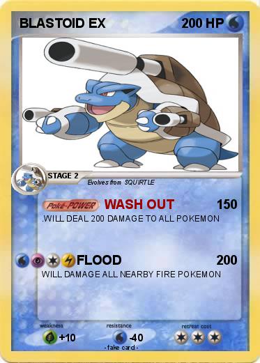 Pokemon BLASTOID EX