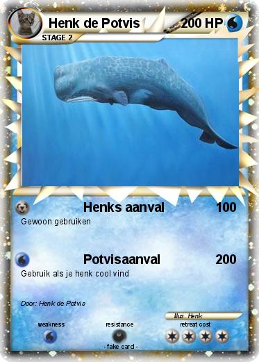 Pokemon Henk de Potvis