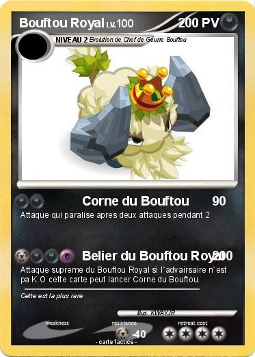 Pokemon Bouftou Royal