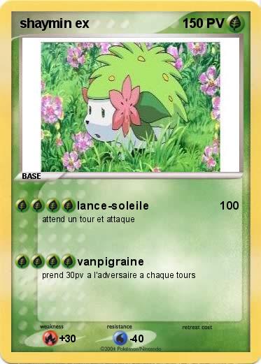 Pokemon shaymin ex