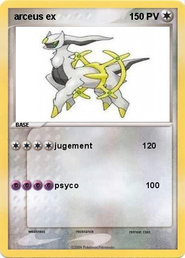 Pokemon arceus ex