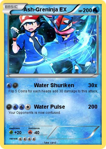 Pokemon Ash-Greninja EX