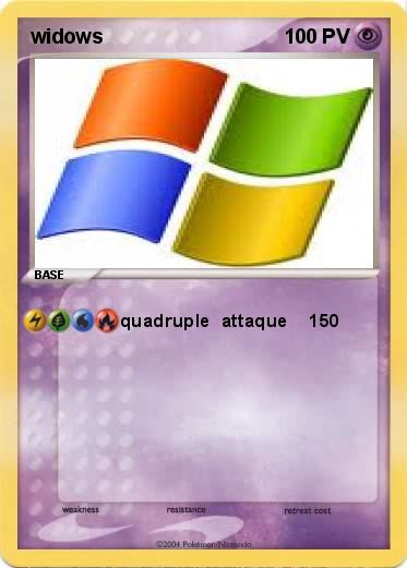Pokemon widows