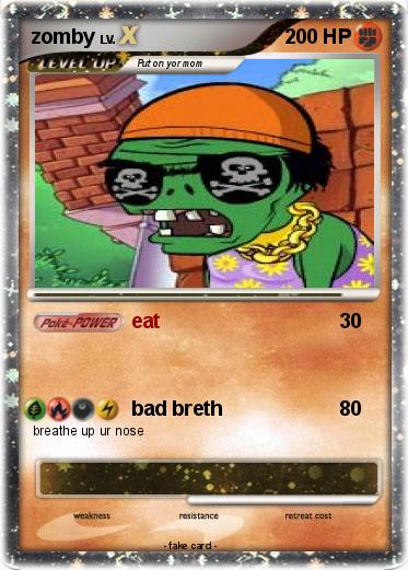 Pokemon zomby