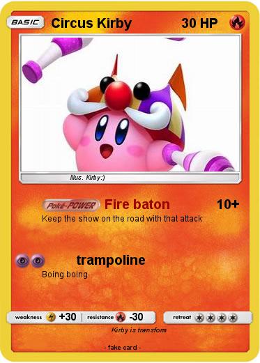 Pokemon Circus Kirby