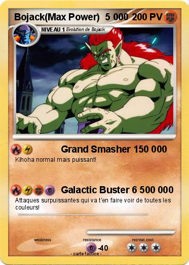 Pokemon Bojack(Max Power)  5 000