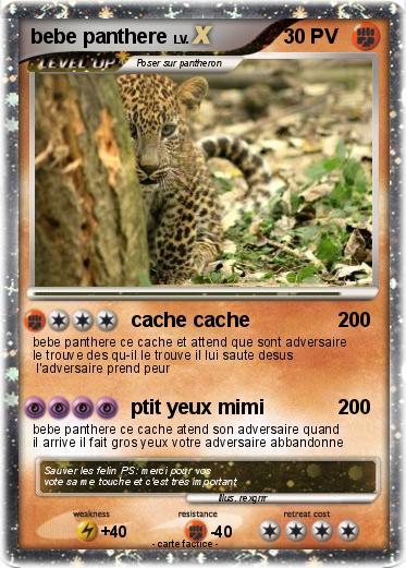 Pokemon bebe panthere