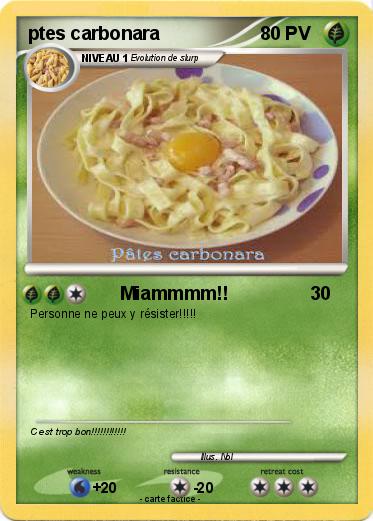 Pokemon ptes carbonara