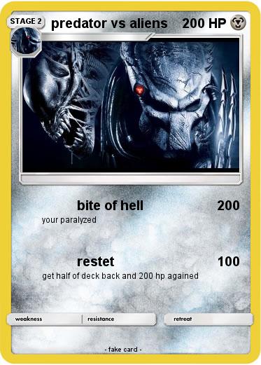 Pokemon predator vs aliens