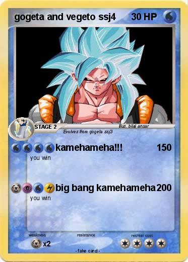 Pokemon gogeta and vegeto ssj4