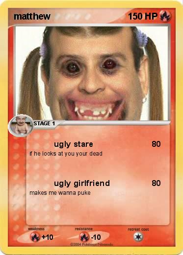 Pokémon matthew - ugly stare - My Pokemon Card