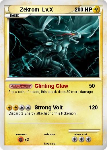 Pokemon Zekrom  Lv.X