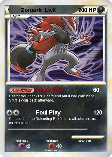 Pokemon Zoroark  Lv.X