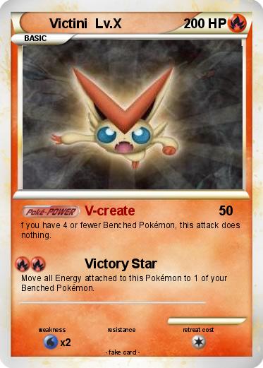 Pokemon Victini  Lv.X