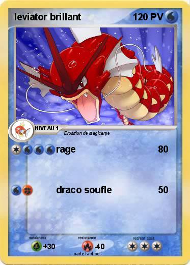 Pokemon leviator brillant