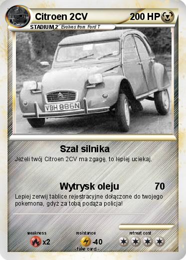 Pokemon Citroen 2CV