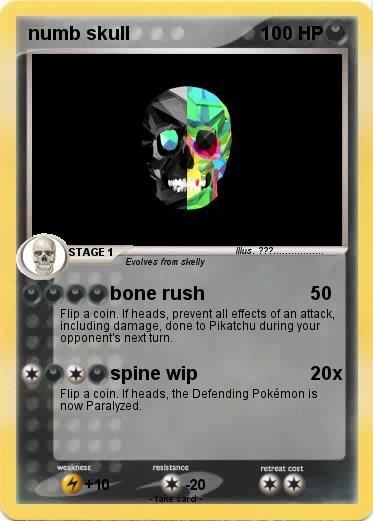 Pokemon numb skull