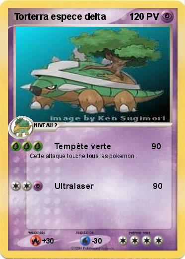 Pokemon Torterra espece delta                                