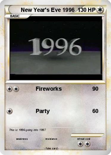 Pokemon New Year's Eve 1996