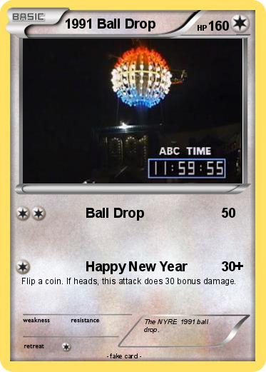 Pokemon 1991 Ball Drop
