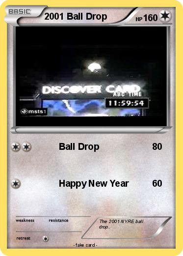 Pokemon 2001 Ball Drop