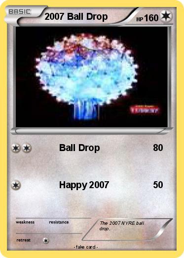 Pokemon 2007 Ball Drop