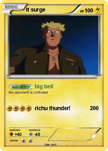 Pokemon lt surge