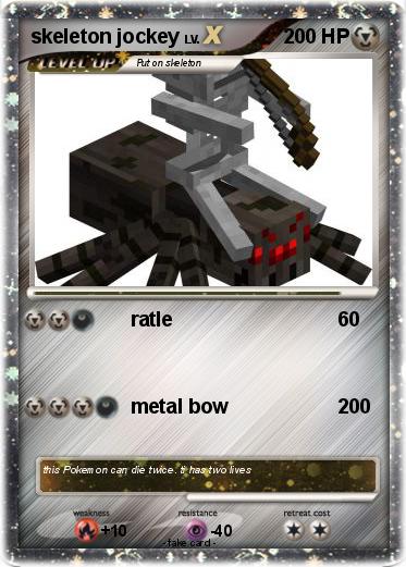 Pokemon skeleton jockey