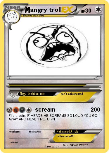 Pokemon angry troll