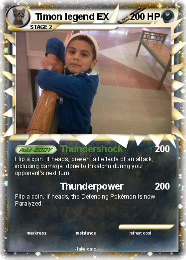 Pokemon Timon legend EX