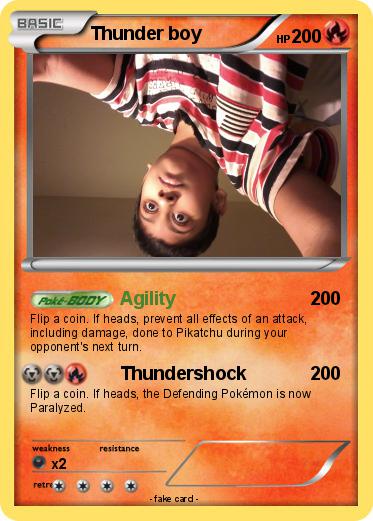 Pokemon Thunder boy