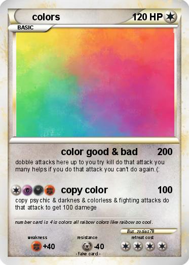 Pokemon colors