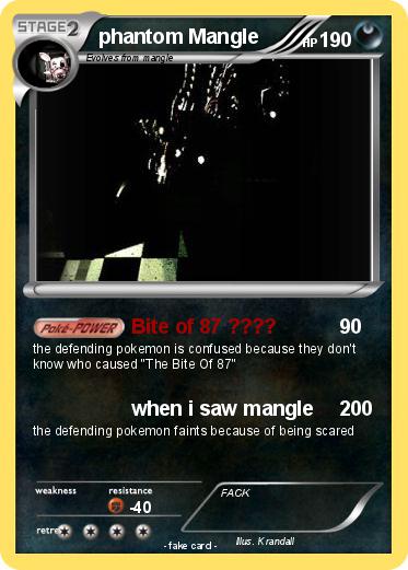 Pokemon phantom Mangle