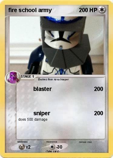 Pokemon fire school army