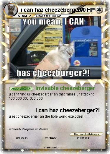 Pokemon i can haz cheezeberger?