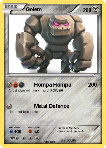 Pokemon Golem