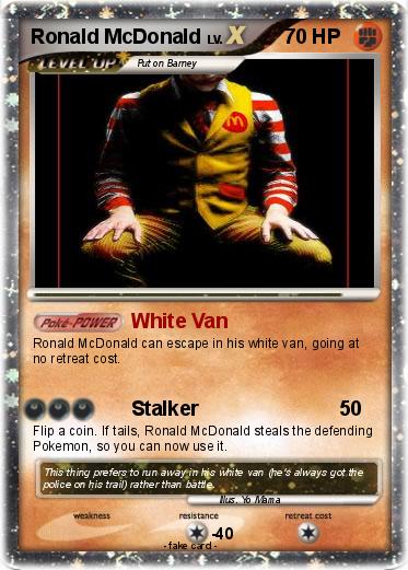 Pokemon Ronald McDonald