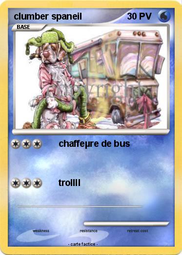 Pokemon clumber spaneil