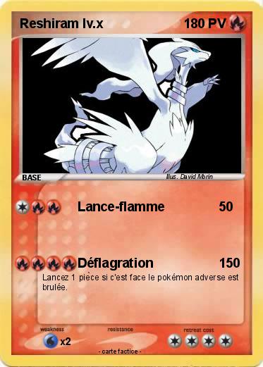 Pokemon Reshiram lv.x