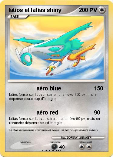 Pokemon latios et latias shiny