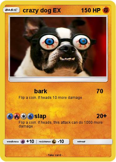 Pokemon crazy dog EX
