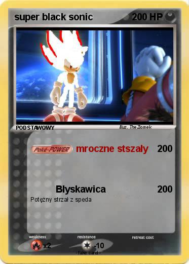 Pokemon super black sonic