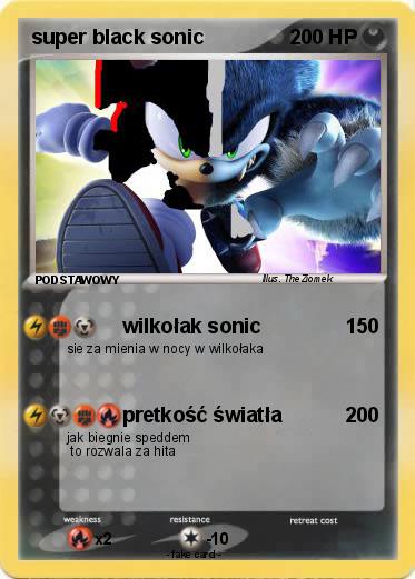 Pokemon super black sonic
