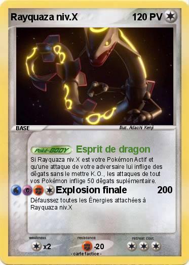 Pokemon Rayquaza niv.X