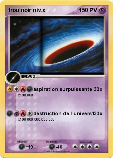 Pokemon trou noir niv.x